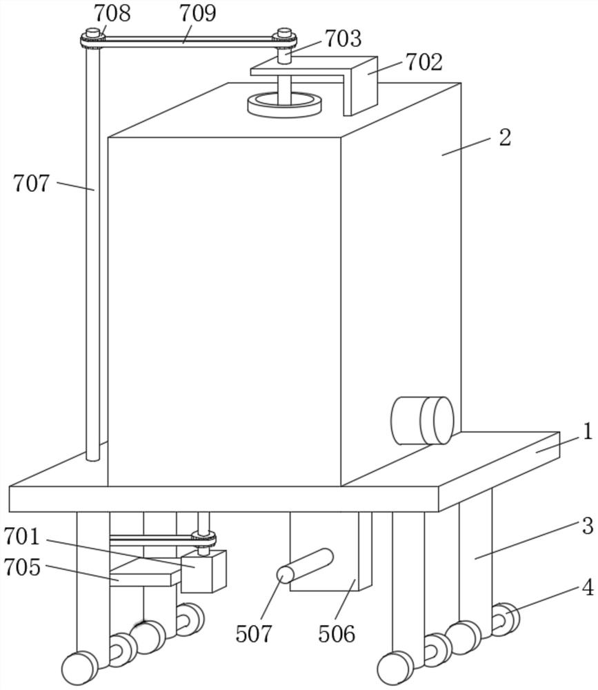 Movable sludge filter pressing device and technological process thereof