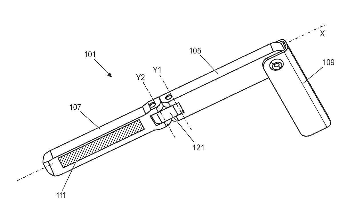 Key for operating a lock mechanism and kit of parts