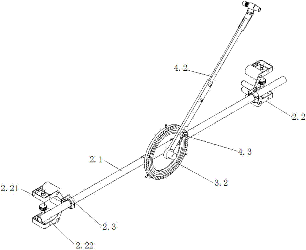 Pipe axis pay-off device and pay-off method