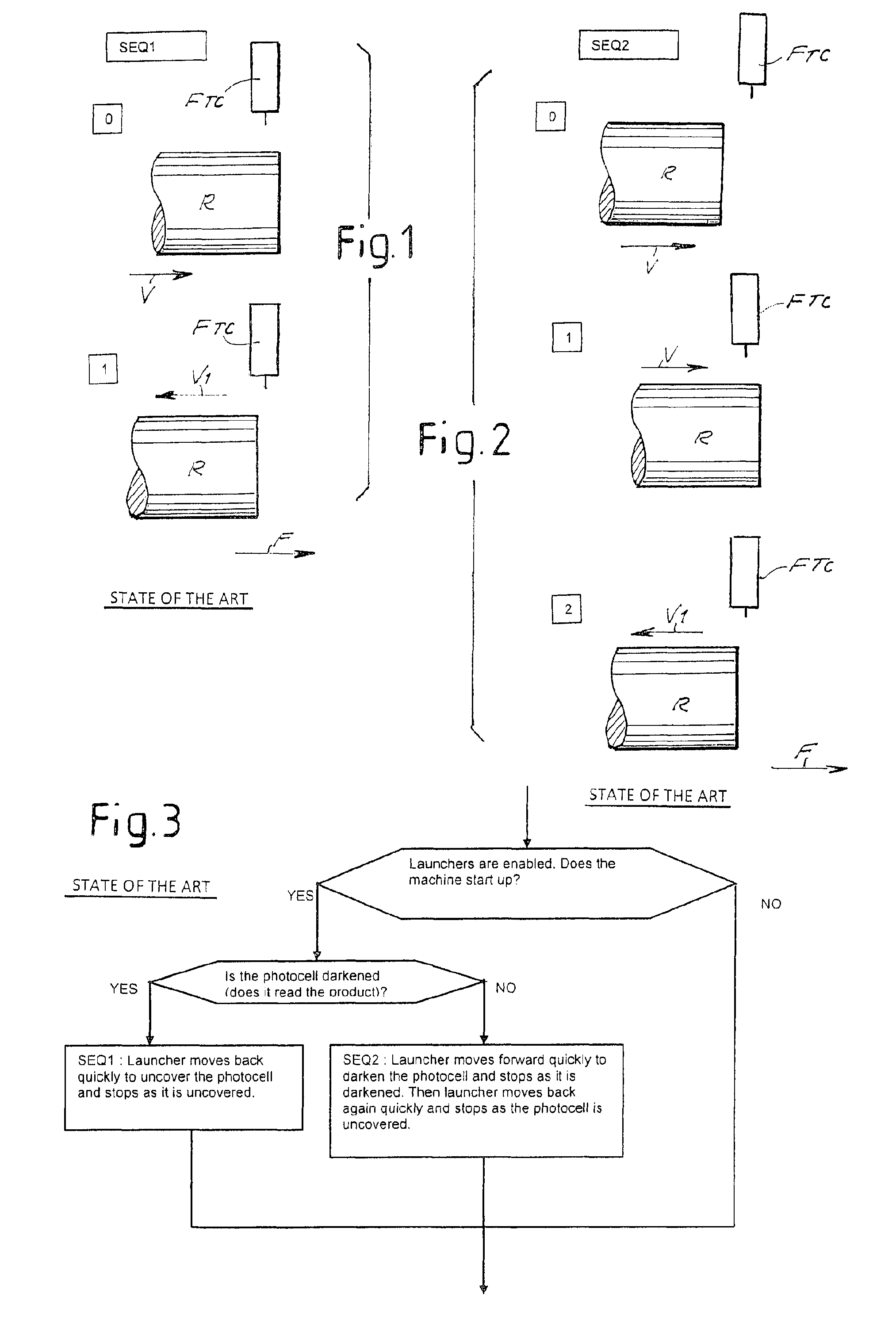 Method and device for feeding products to a processing station