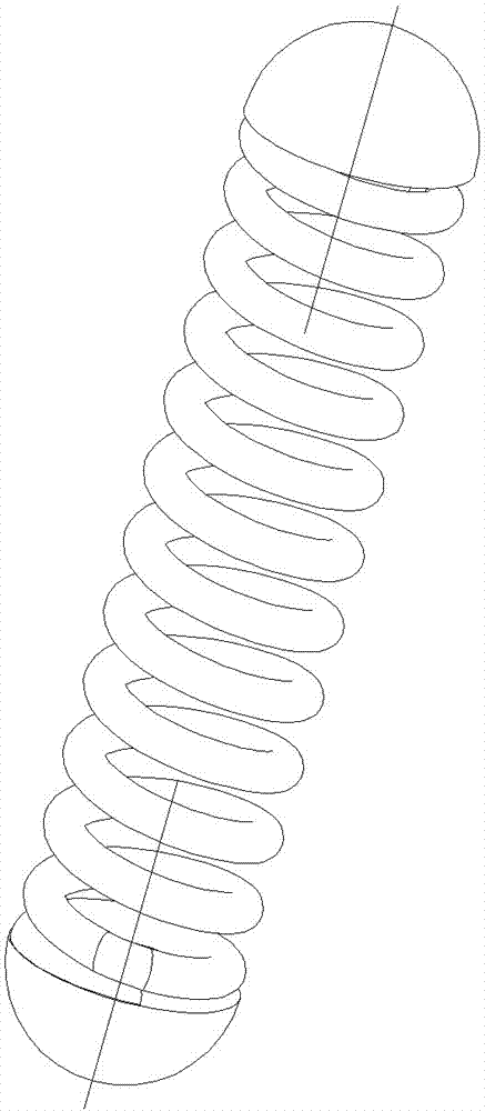 Bow-like elastic contact spring