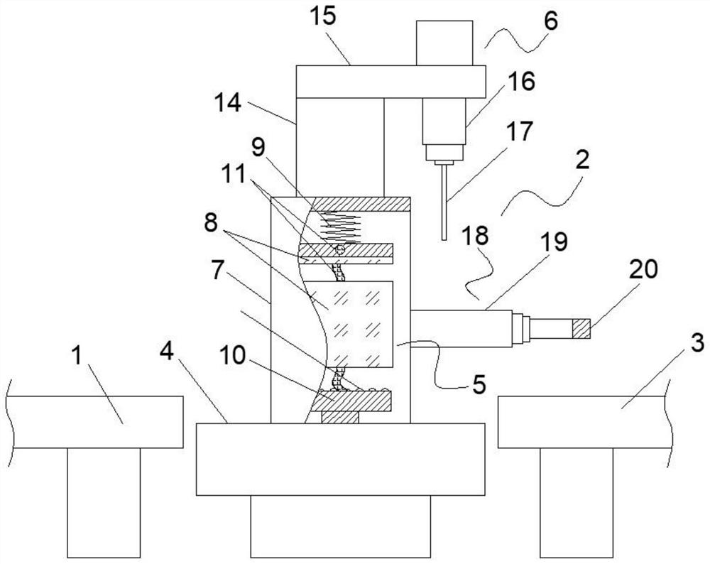 Aluminum part cutting device with positioning device