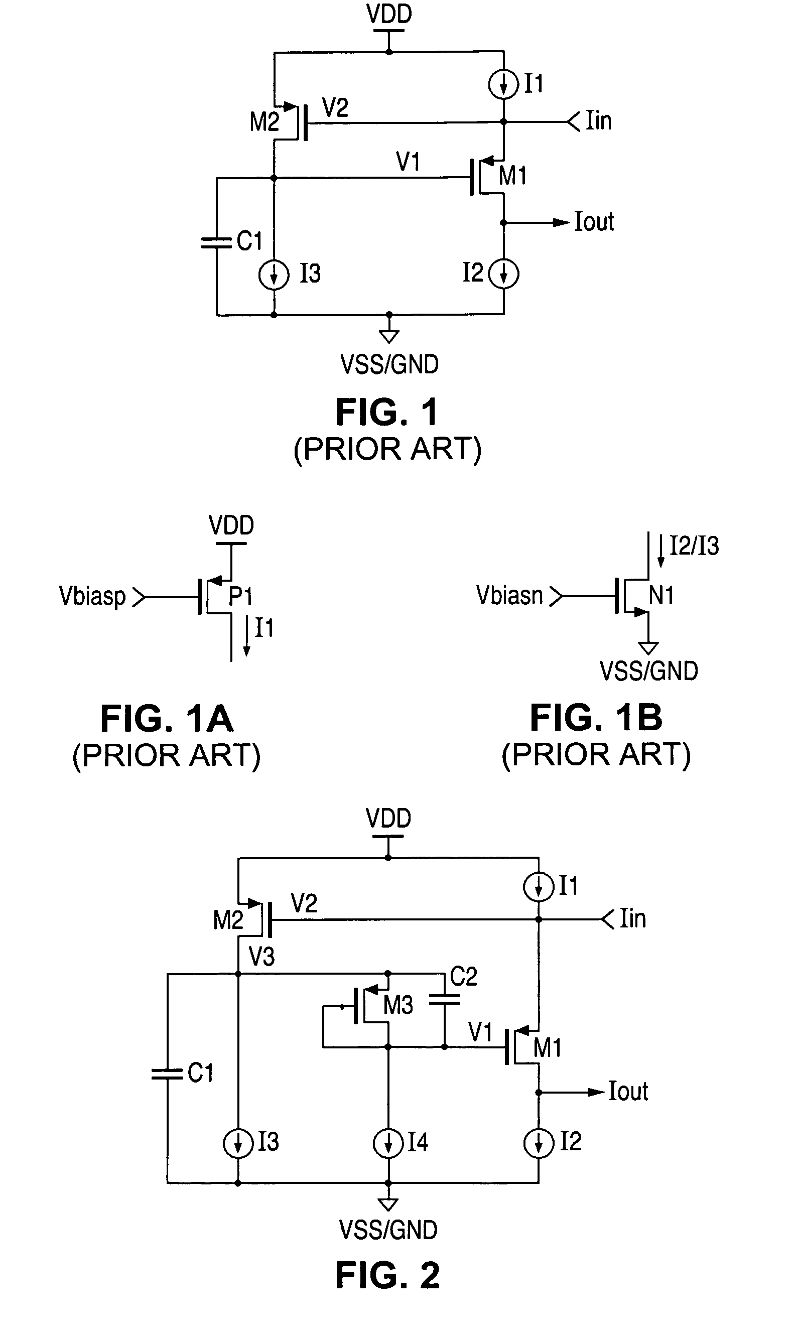 Current conveyor circuit with improved power supply noise immunity