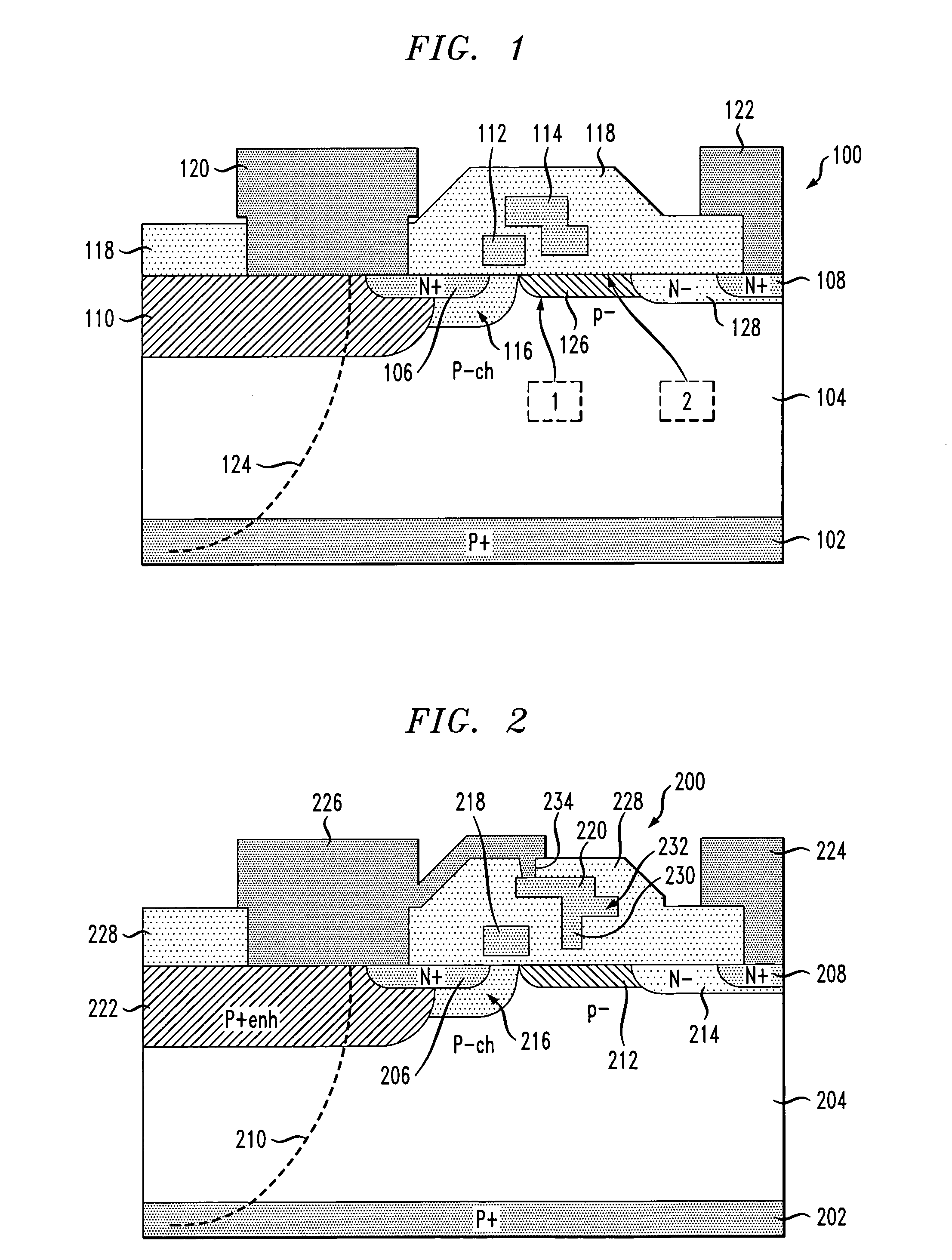 Graded conductive structure for use in a metal-oxide-semiconductor device