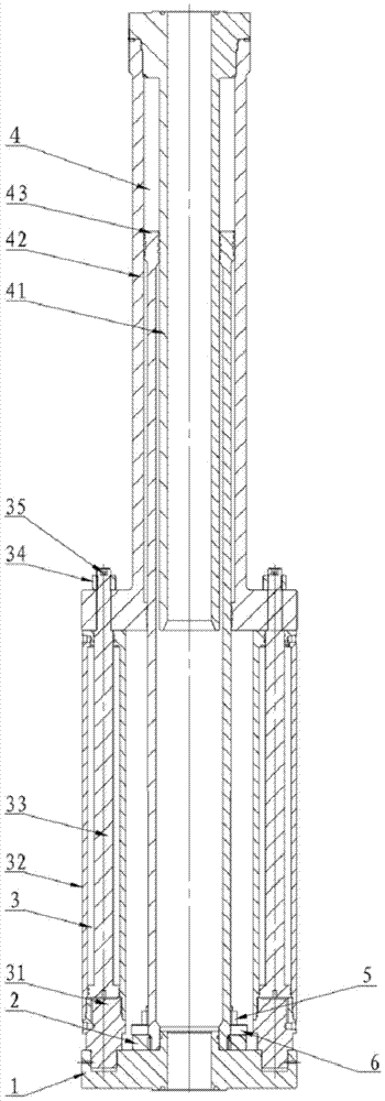 A double hydraulic operation window with adjustable working space