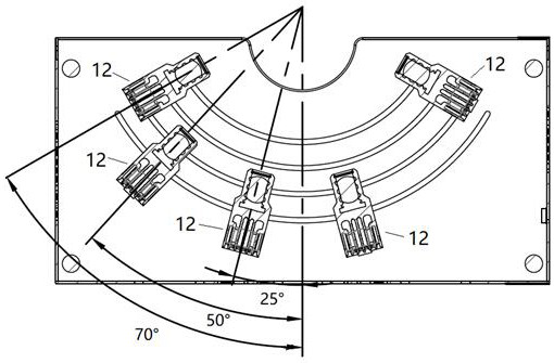 A curved glass detection system and method