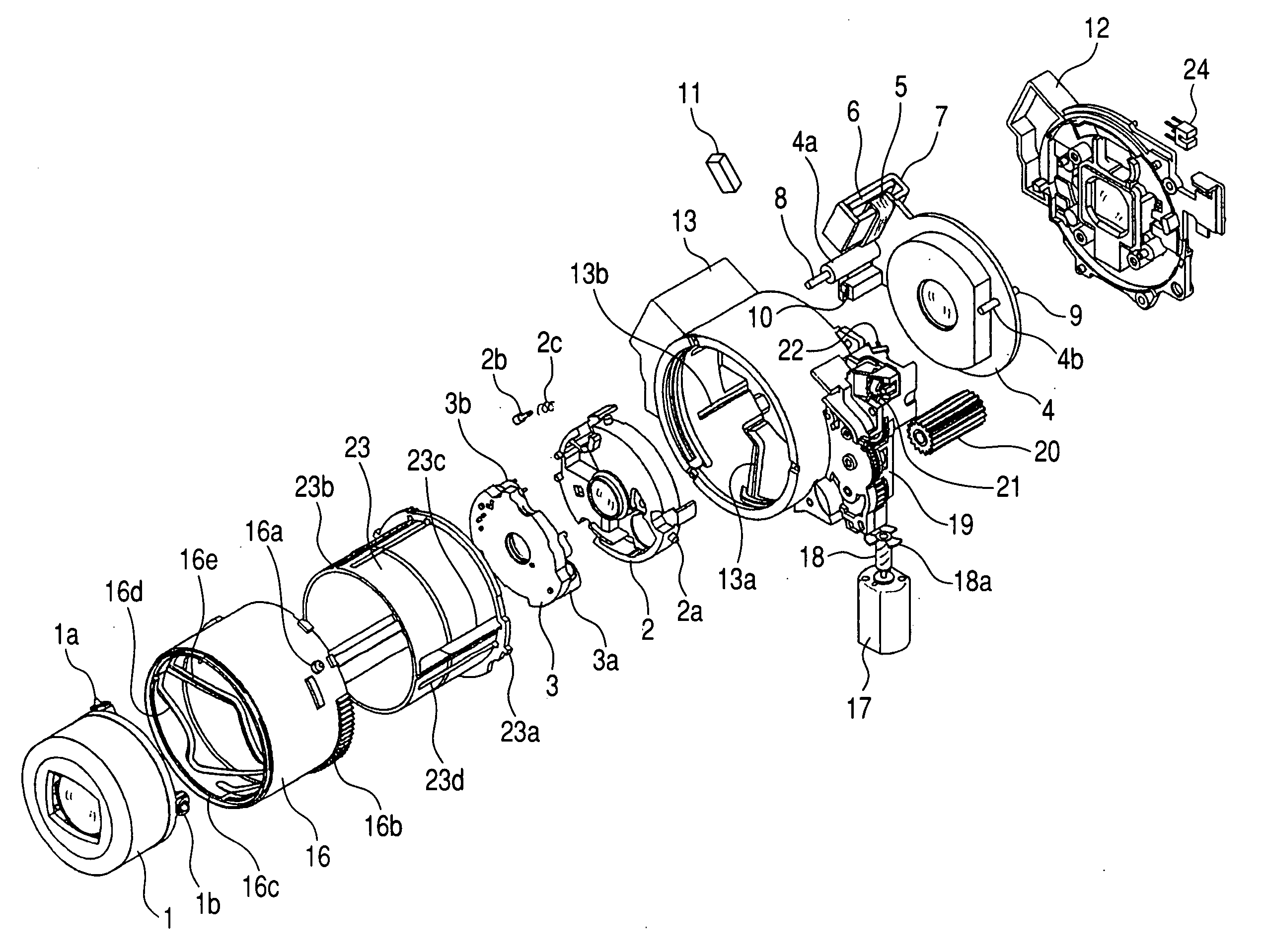 Lens apparatus and optical apparatus equipped with same