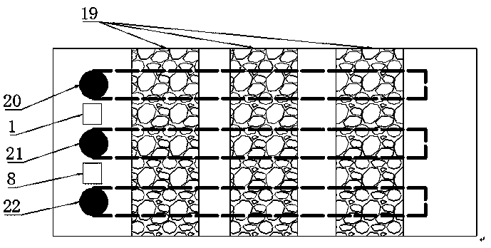 Method for drawing gas and ponding from lower coal seam and upper goafs of double lateral well