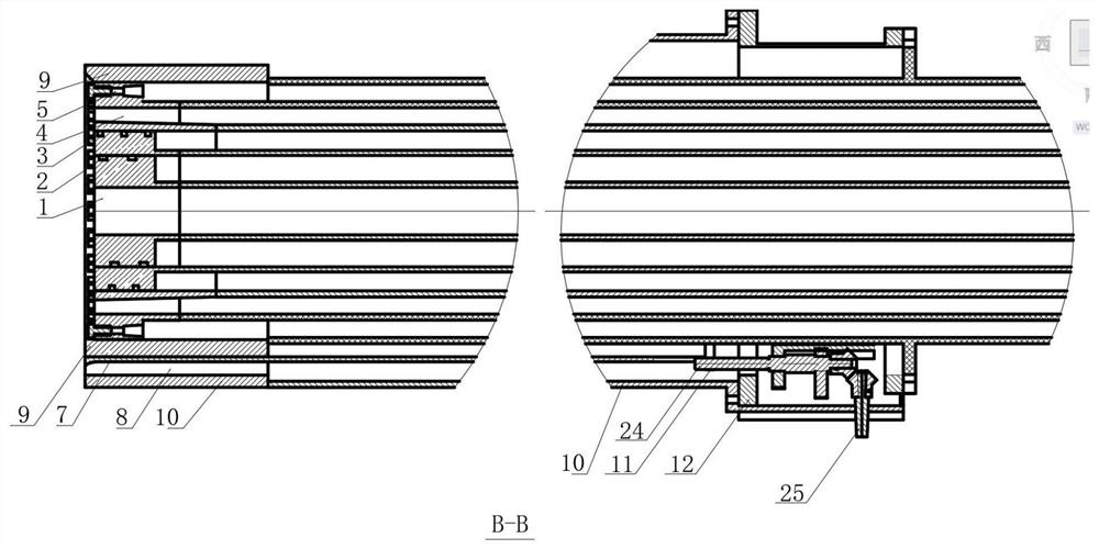 Multi-channel rotary kiln combustor with directional oxygen-enriched combustion supporting function