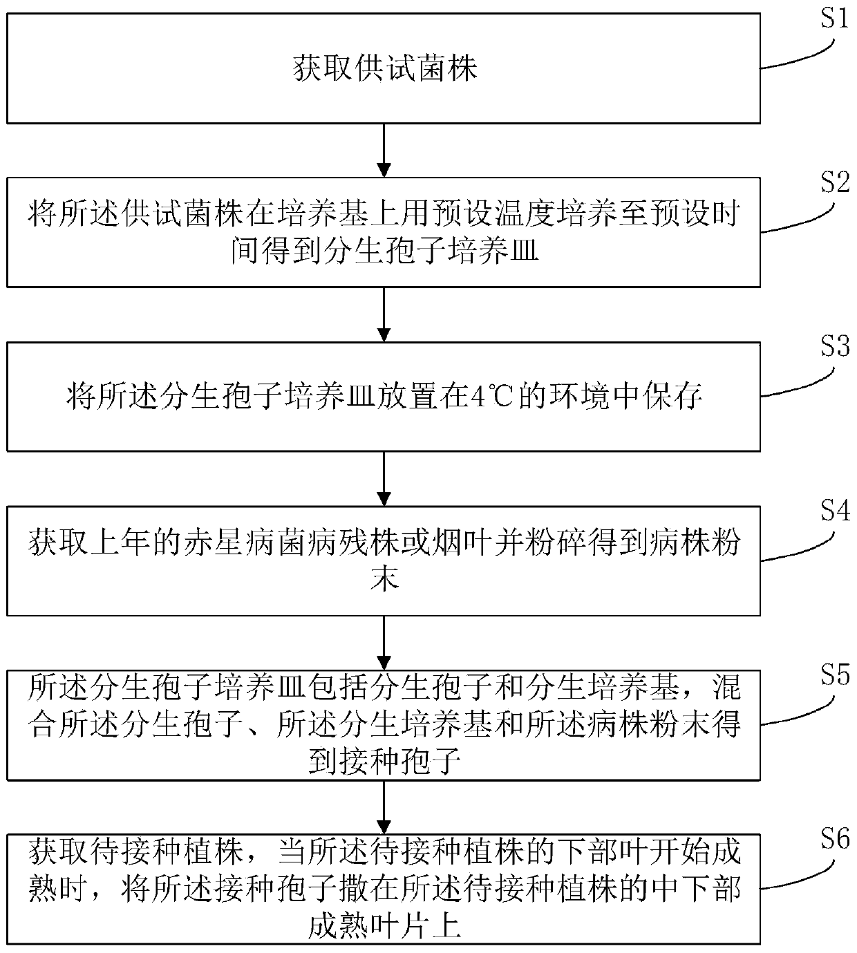 Alternaria alternate inoculation method