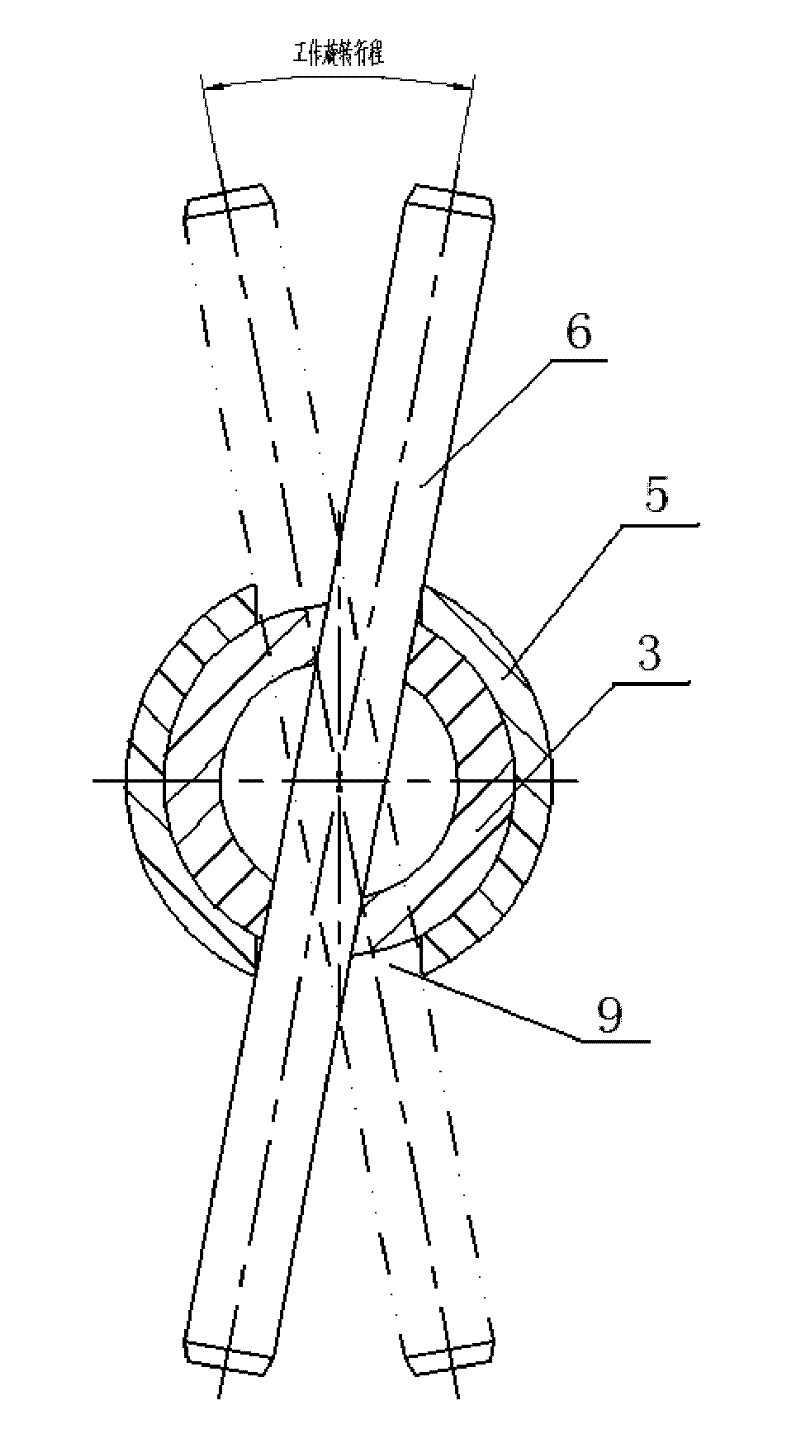 Underwater operation device for grabbing end part fitting of nuclear fuel assembly
