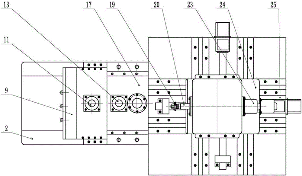 Numerical control worm wheel grinding wheel gear grinding machine of small spiral bevel gear and machining steps thereof