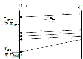 Active detection-based host IP flow estimation method