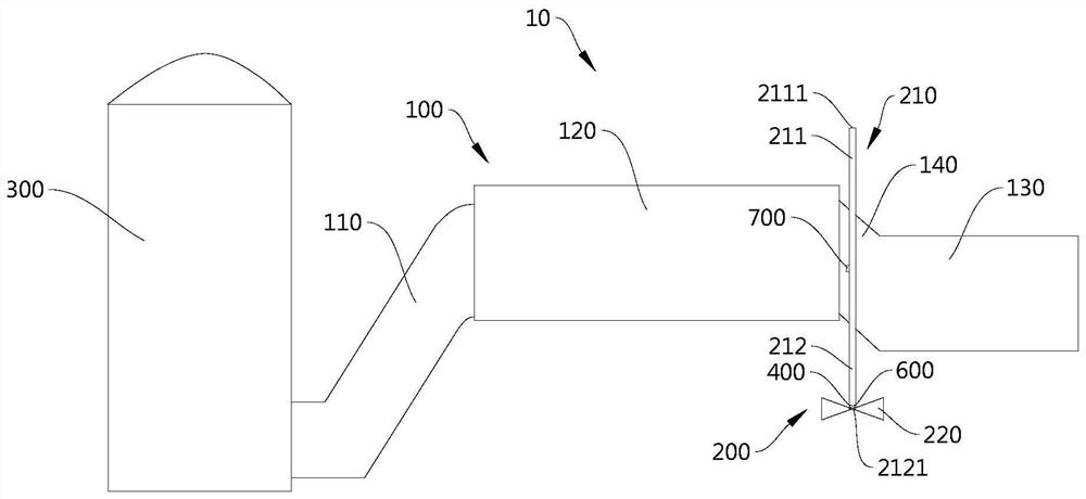 A rapid cooling device for tft substrate glass production channel