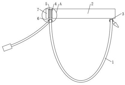 Gastrointestinal decompression tube device for general surgery department