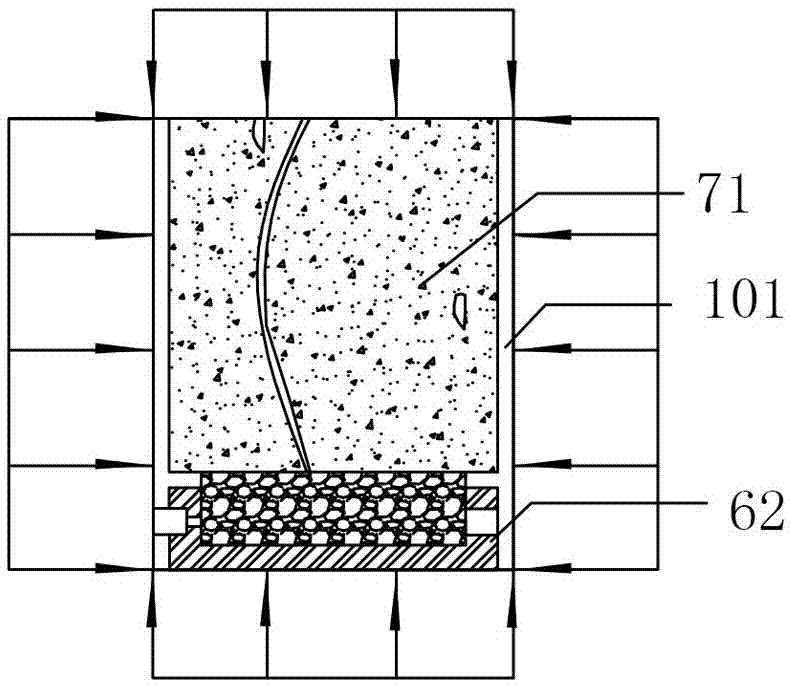 Device and method for simulating test of pore water pressure of asphalt pavement