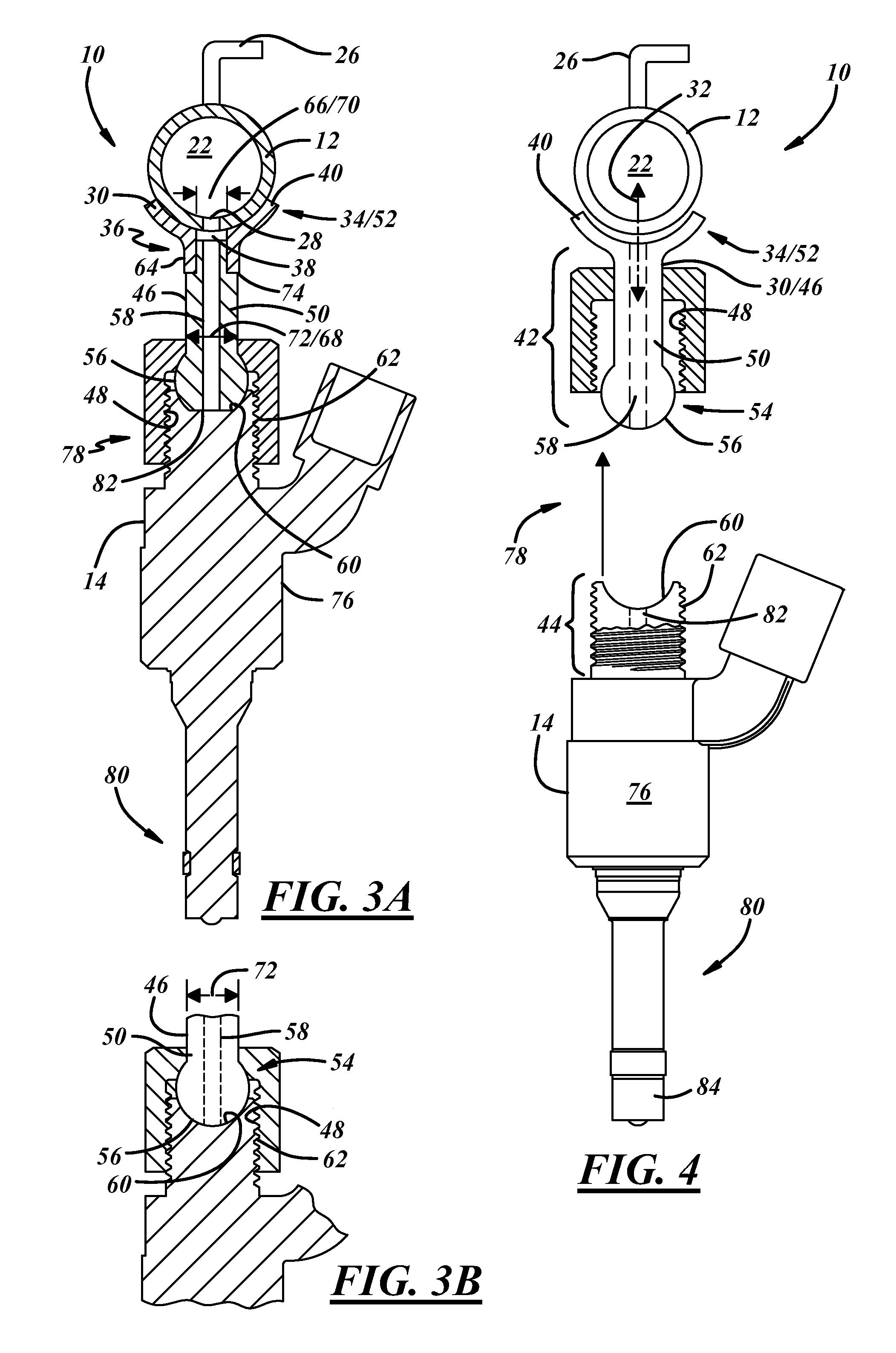Attachment for fuel injectors in a fuel delivery system