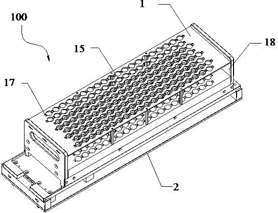 Sample frame and detection device thereof