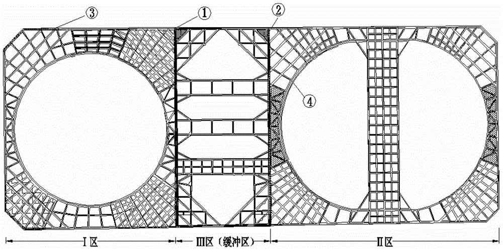 A construction method of super large and super deep basement pit