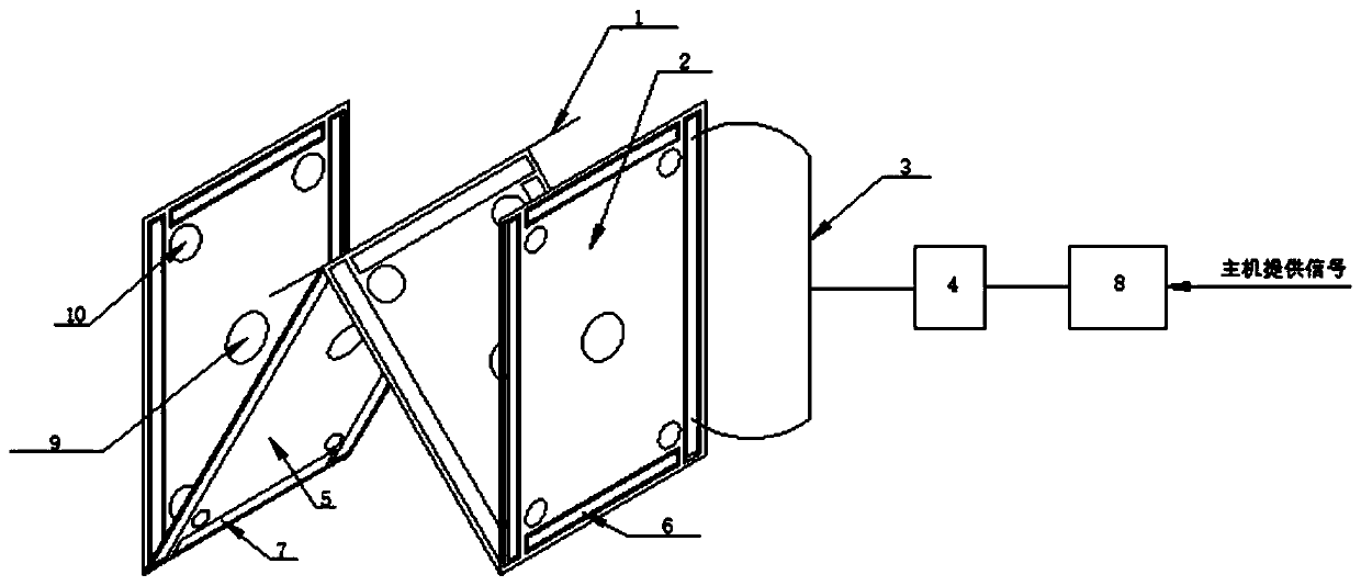 Novel A-shaped blanking filter pressing system