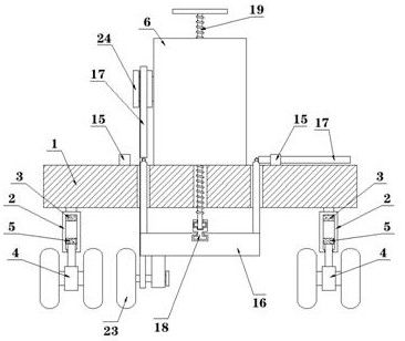 Portable outdoor oil exploration positioning marking device