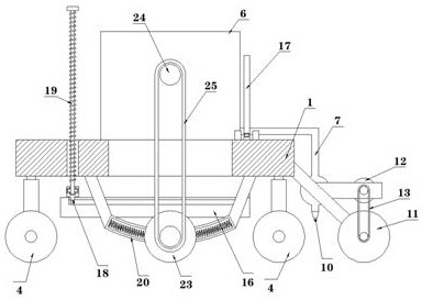 Portable outdoor oil exploration positioning marking device