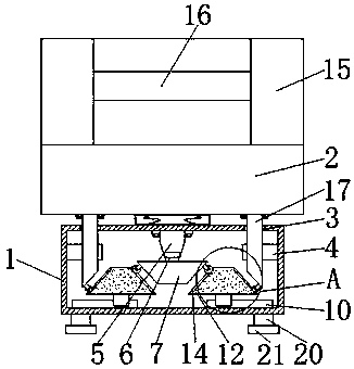 Paper conveying machine with adjustable height