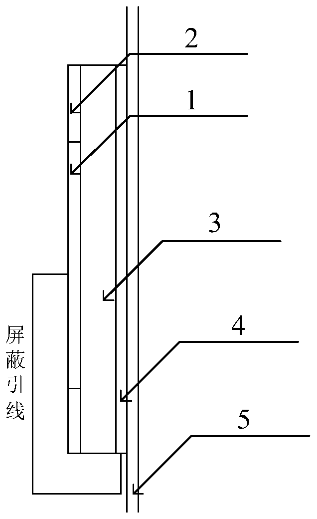 Broadband voltage transformer suitable for power electronic equipment