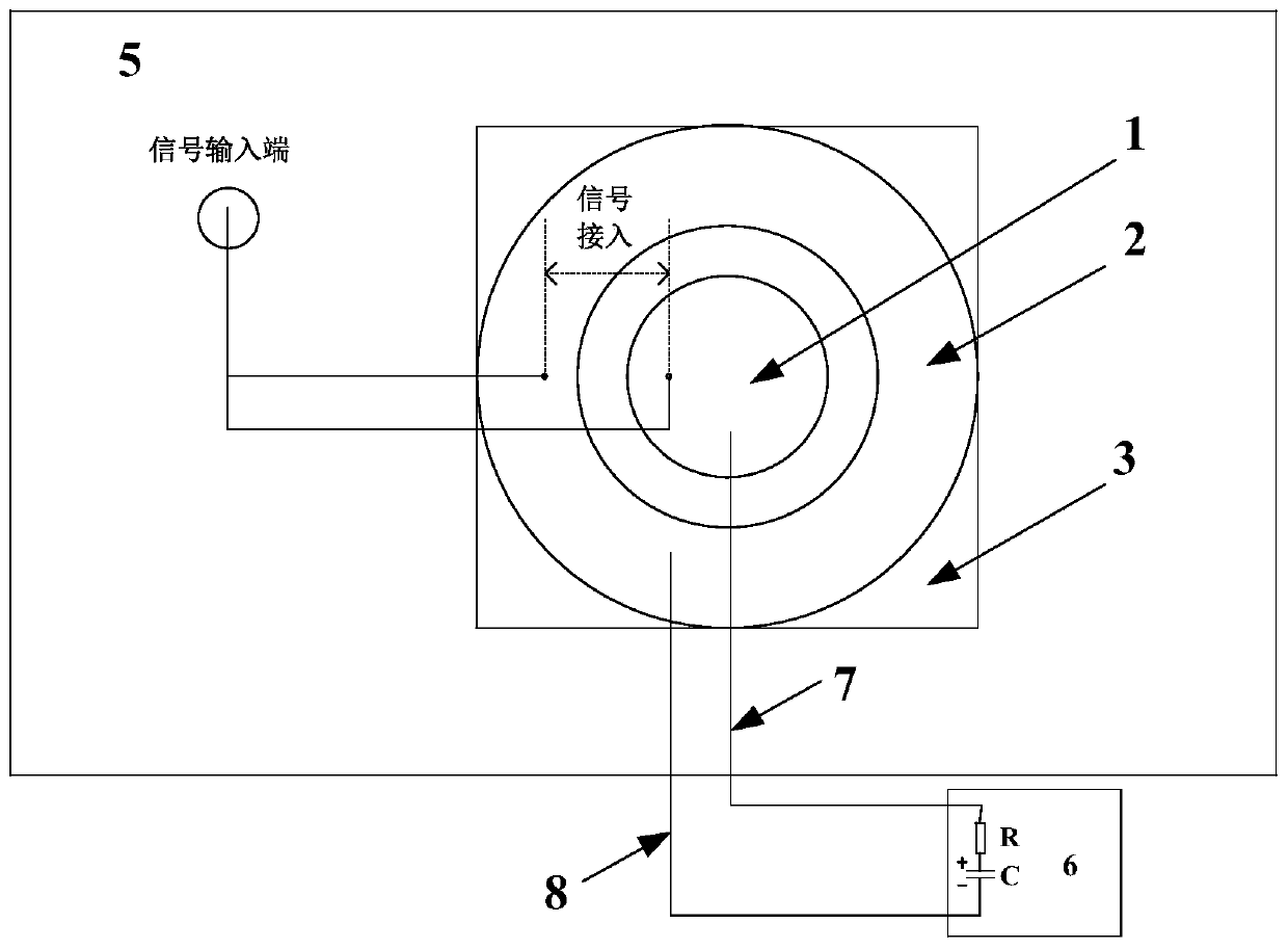 Broadband voltage transformer suitable for power electronic equipment