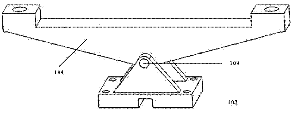 Flexible limit support device for large-caliber light reflecting mirror