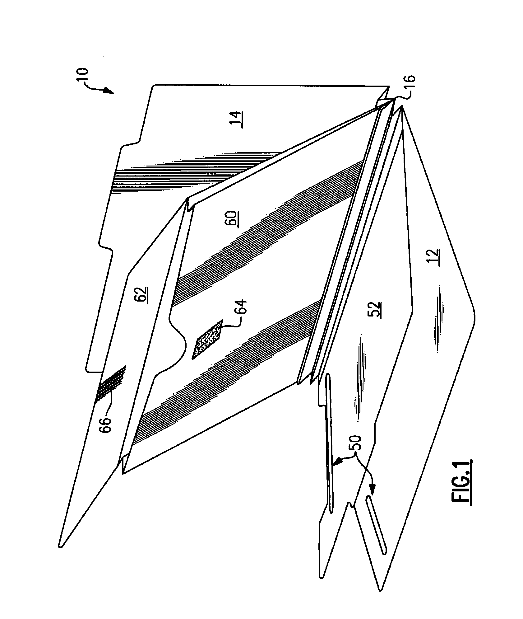 Strengthened Folder With Inserted Elements and System for Element Interchangeability