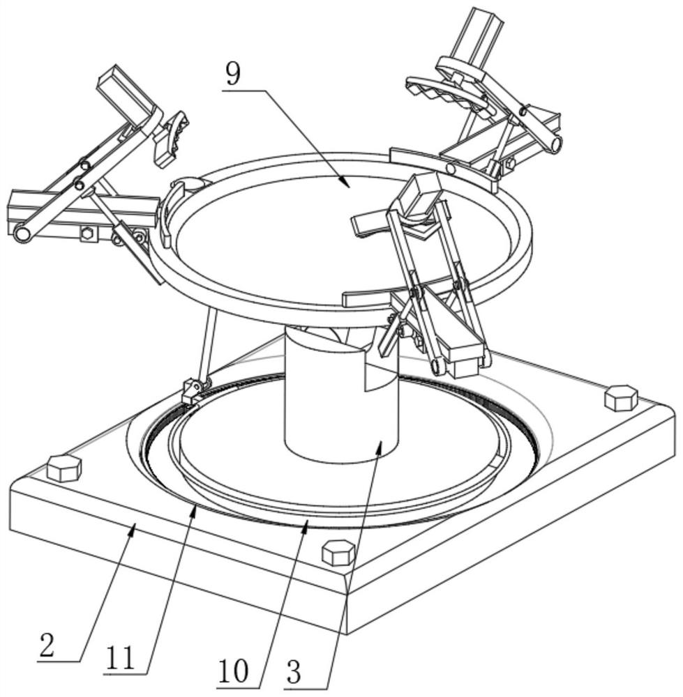 General machining process and device for center hole of engine blade