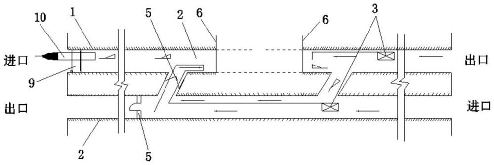 A Ventilation Method for Large and Long Tunnel Construction