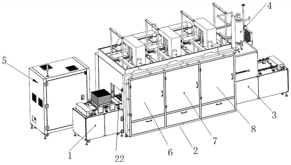 Continuous coating furnace