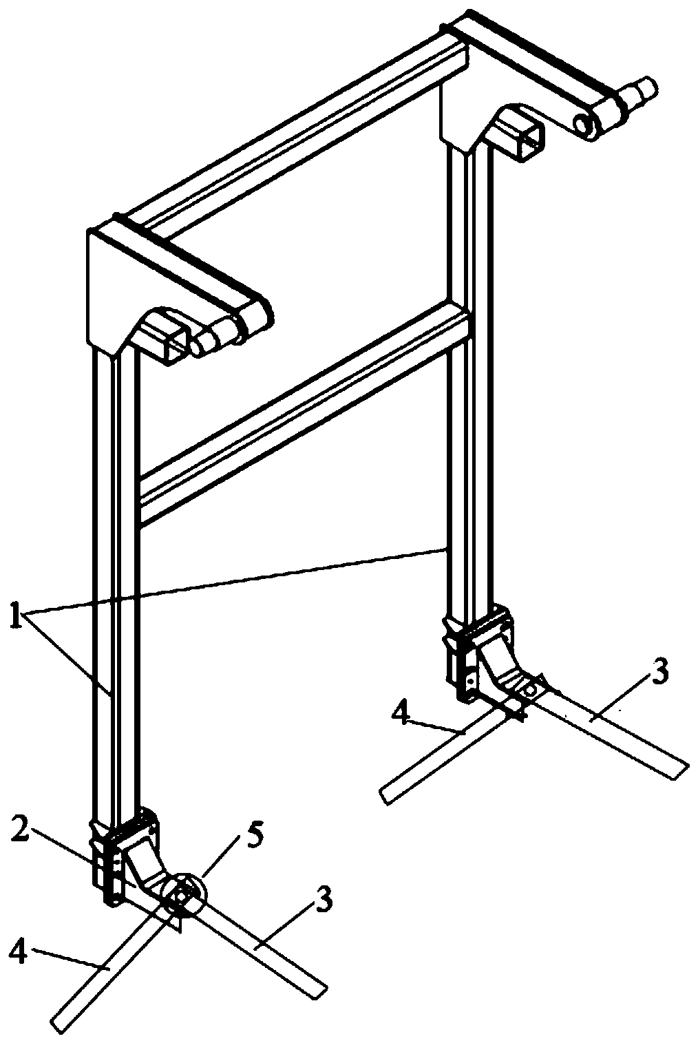 A kind of automobile production line hugging device and using method thereof