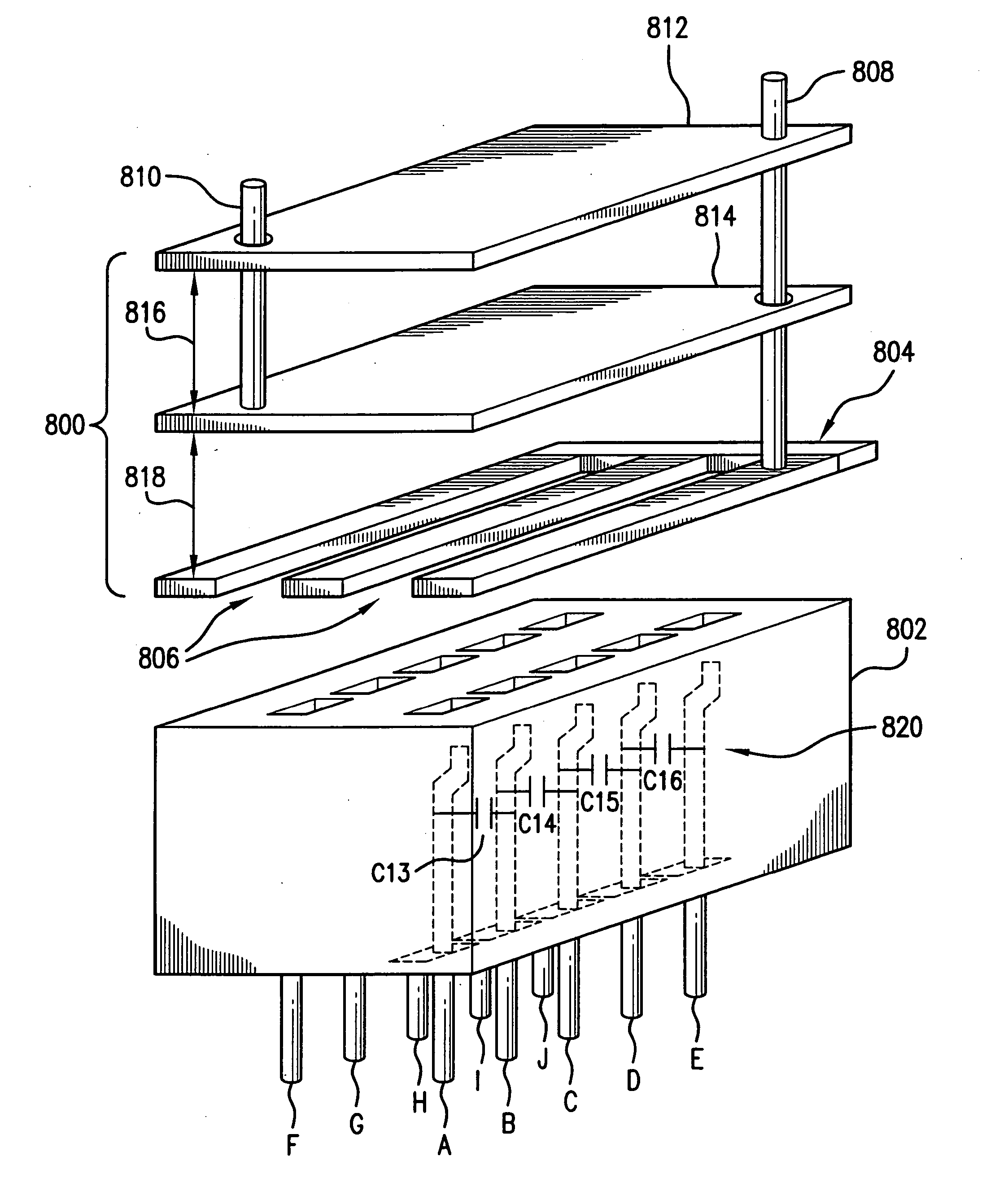 Method and apparatus for non-contact testing and diagnosing electrical paths through connectors on circuit assemblies