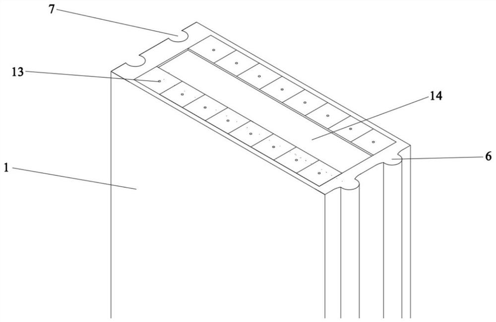 A prefabricated assembly type vibration isolation and energy dissipation barrier