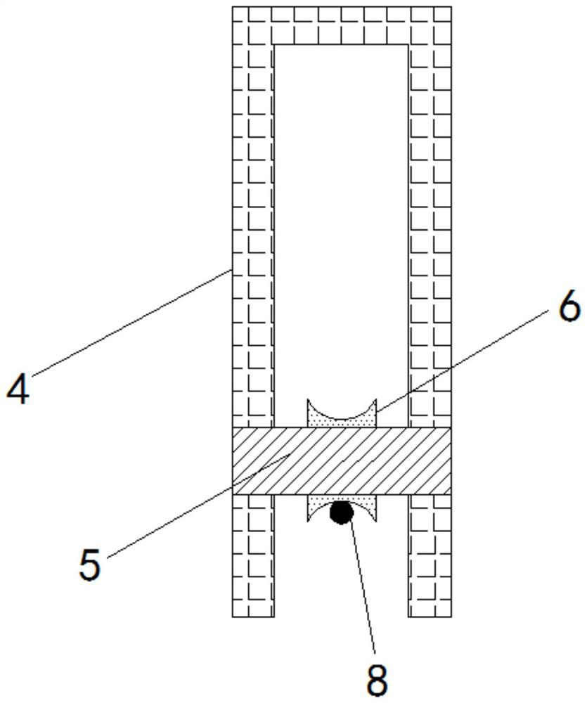 An auxiliary steel bar handling device for a construction site