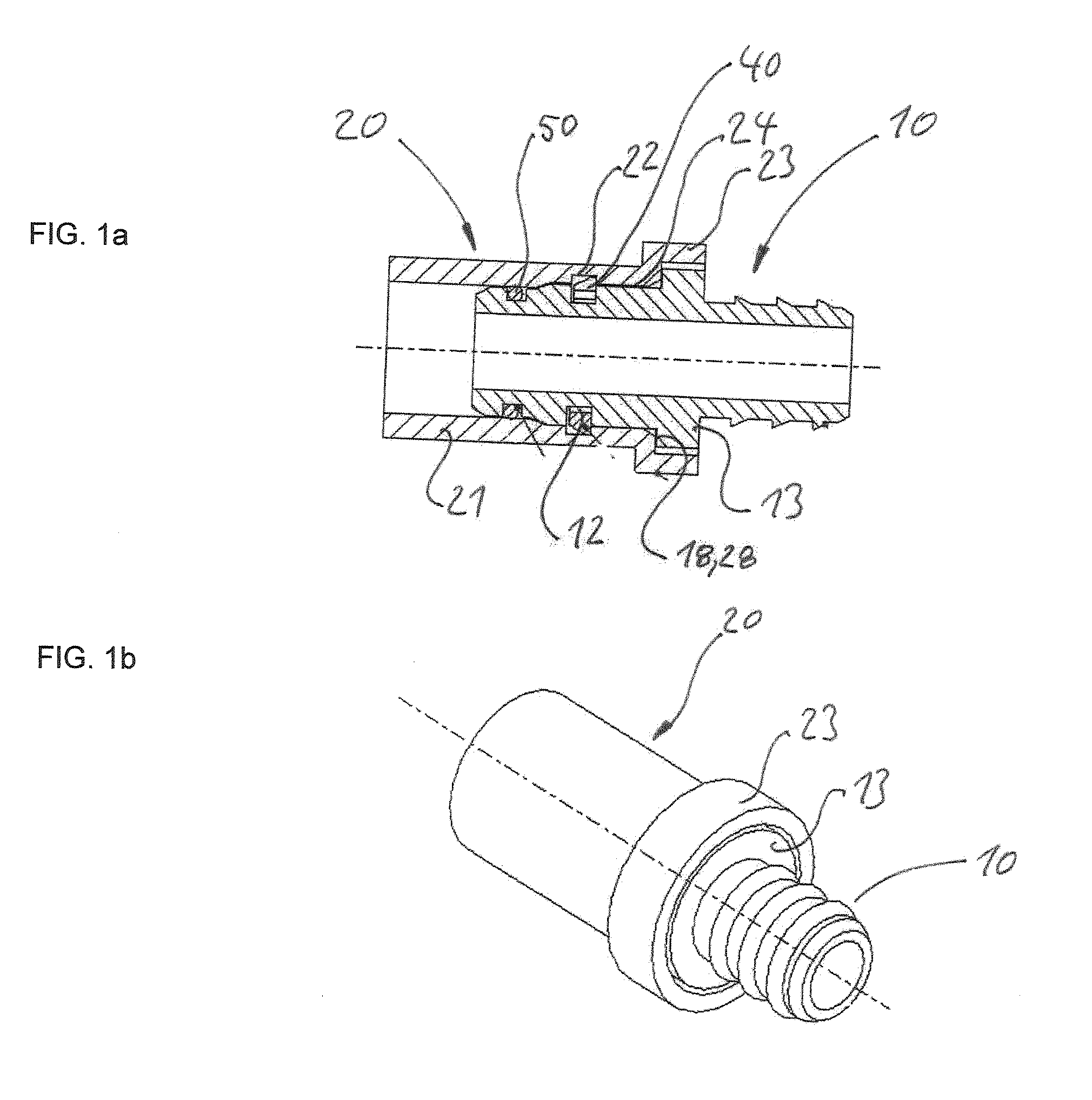 Crankcase ventilation for an internal combustion engine, tank ventilation conduit and connection system therefor