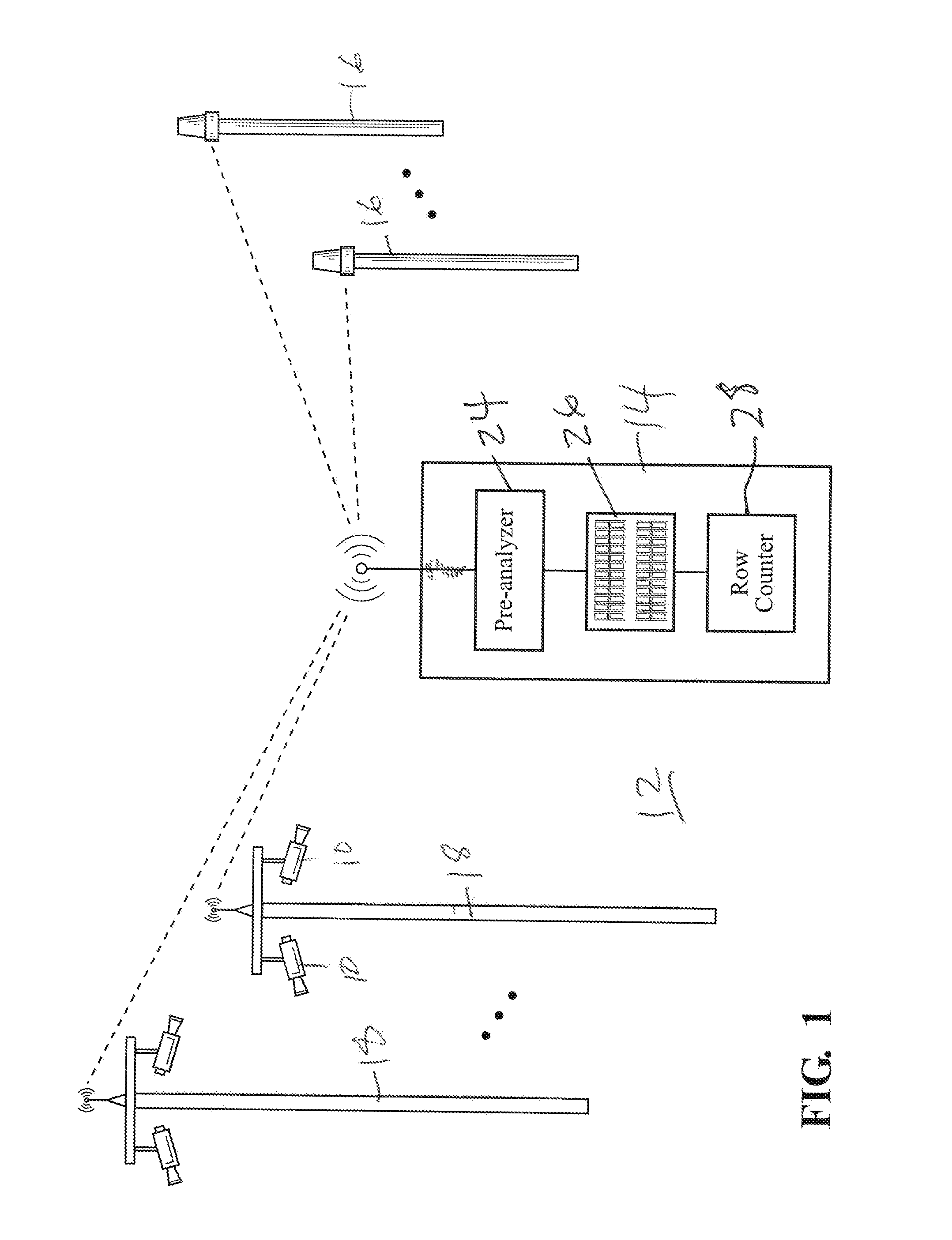 Method and apparatus for locating vacant parking locations in a parking lot or structure