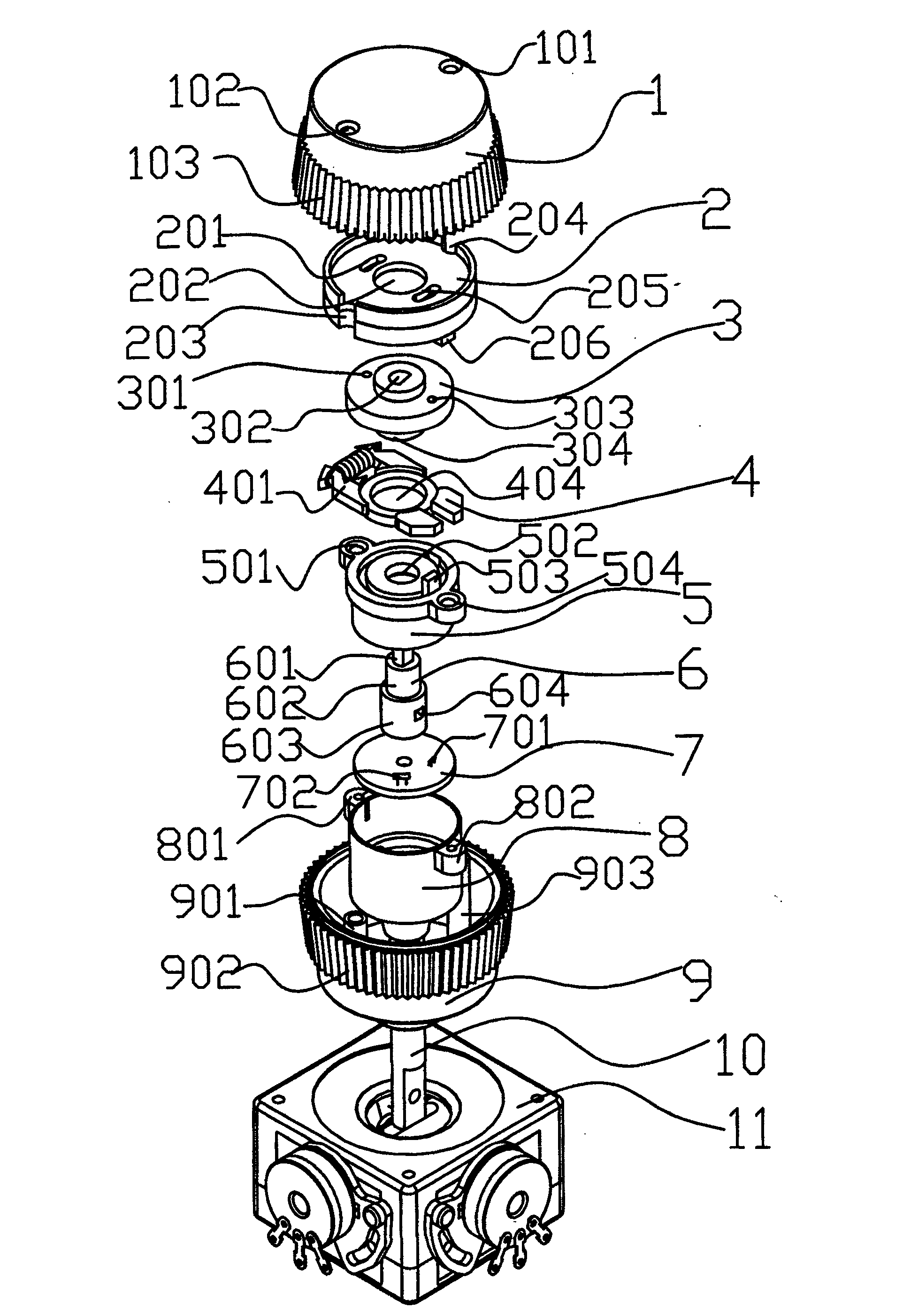 High accuracy three-dimensional rocker