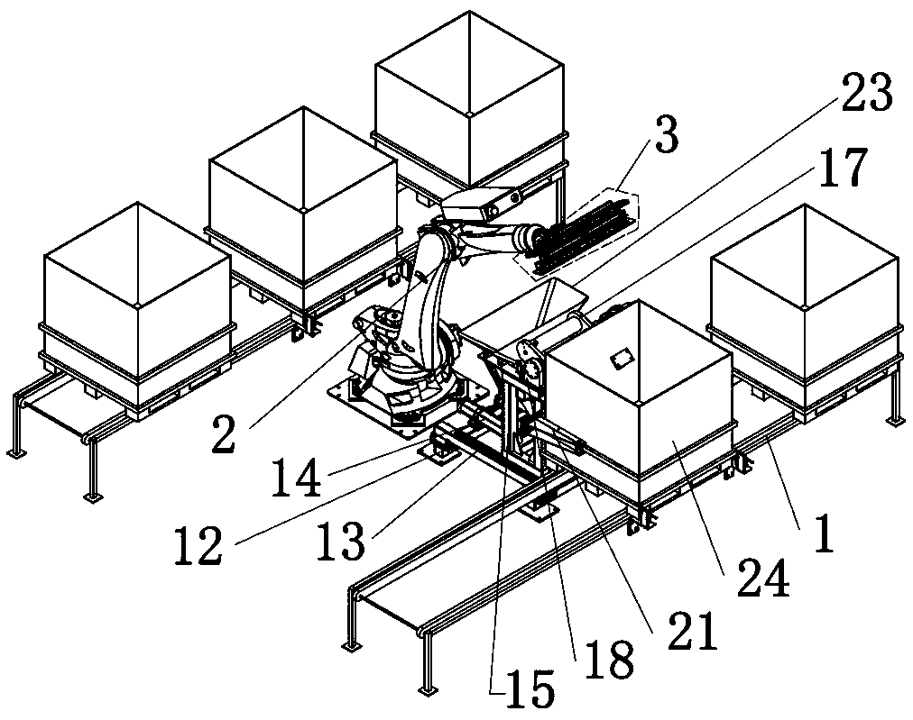 No-dead-angle deep cleaning device applicable to box body