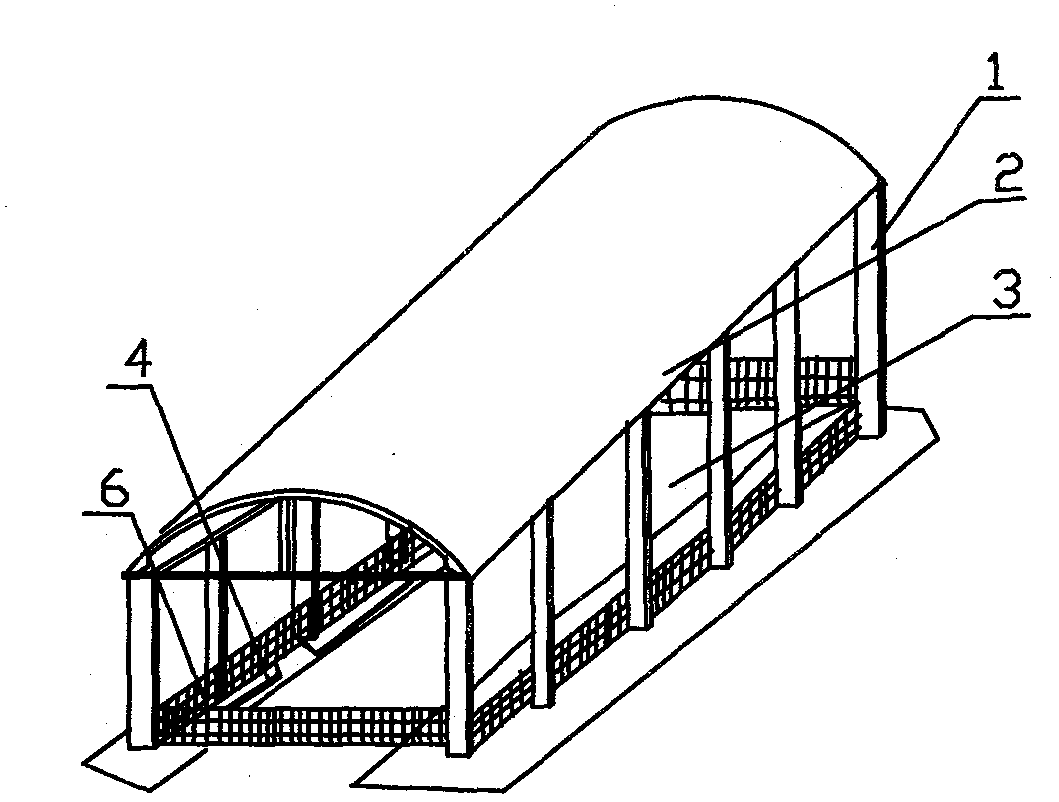 Fermentation bed duck shed