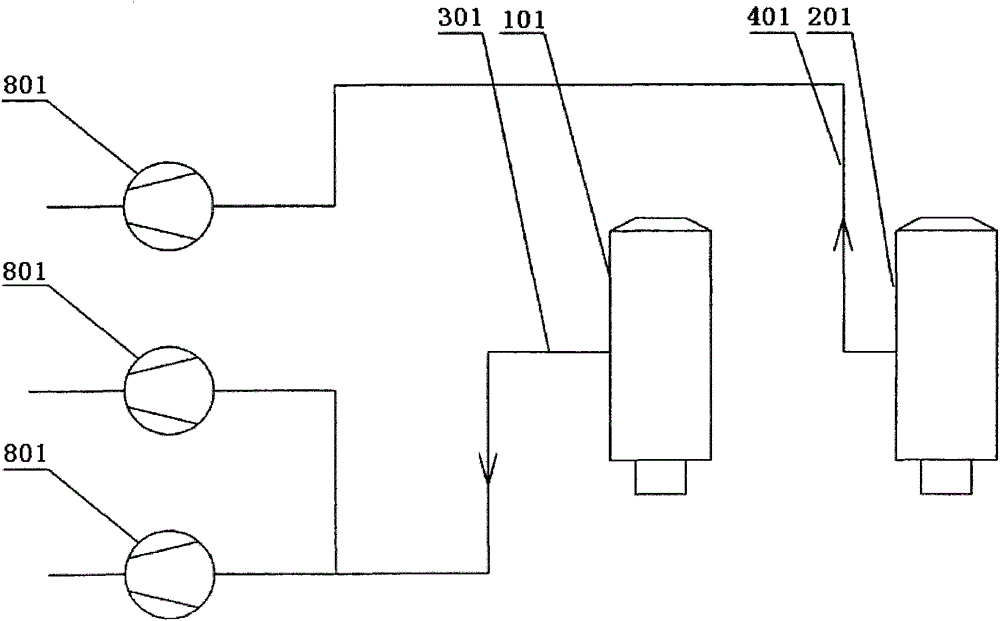 Double back pressure condenser multi-stage steam injection vacuum system