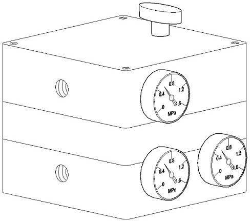 Pneumatic valve air source redundancy device