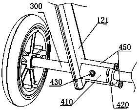 A fast-folding electric power-assisted tricycle