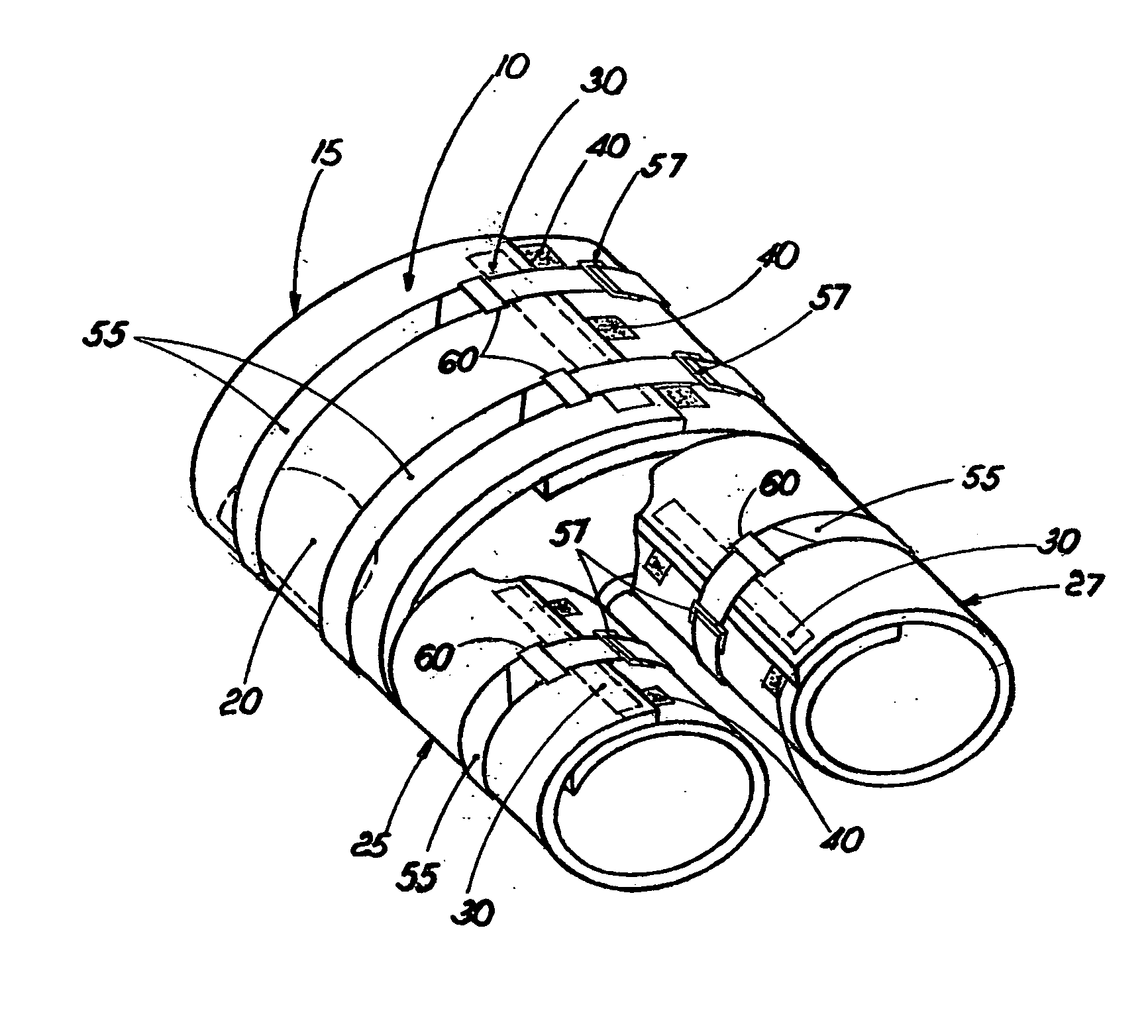 Protective enclosure for body support