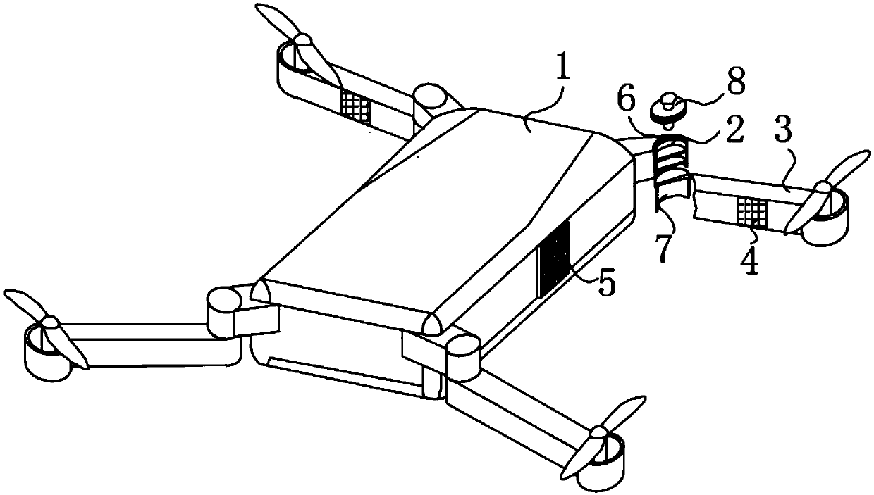 A precise locking device for UAV wing positioning