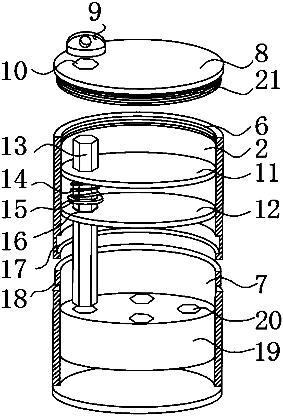 A precise locking device for UAV wing positioning