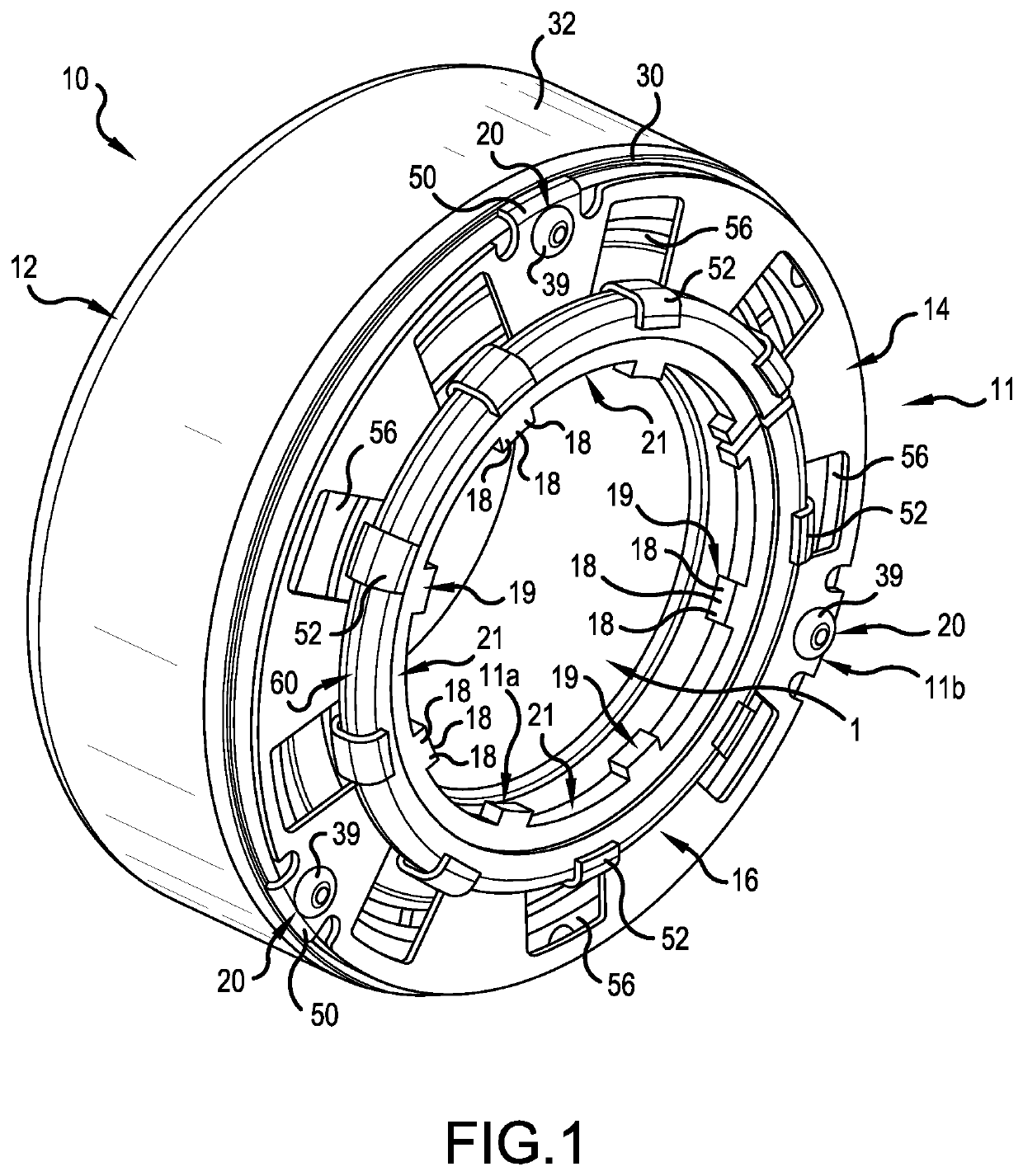Combined insulator and conductor assembly for bearings with fixed conductor